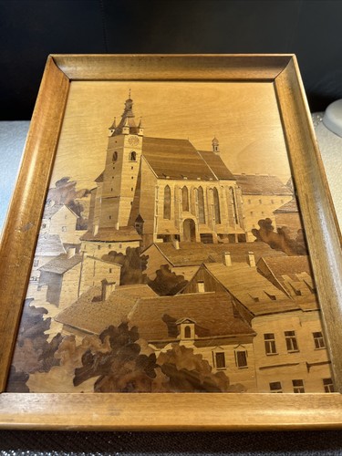 Quadro paesaggio villaggio