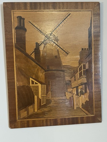 Quadro vintage intarsiato