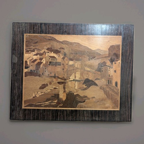 Mcm italian wood marquetry - italian,