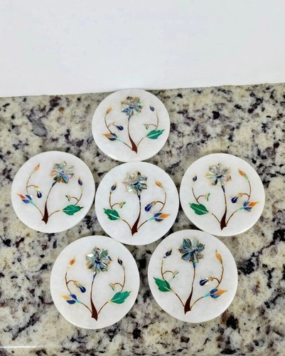 Set sottobicchieri intarsiati