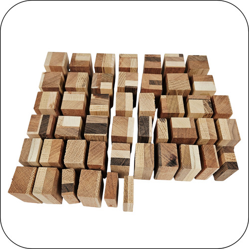 Ritagli legno duro misti - di,