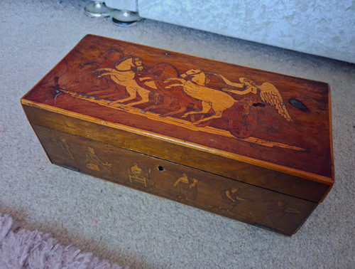 Scatola vittoriana legno - vittoriana,