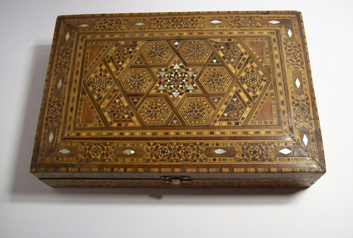 Antica scatola legno - antica,