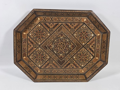 Antico vassoio ottagonale