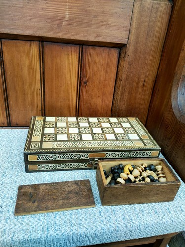 Scatola backgammon scacchi - scatola,