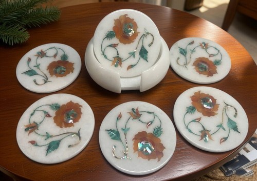 Set sottobicchieri artigianali - sottobicchieri,