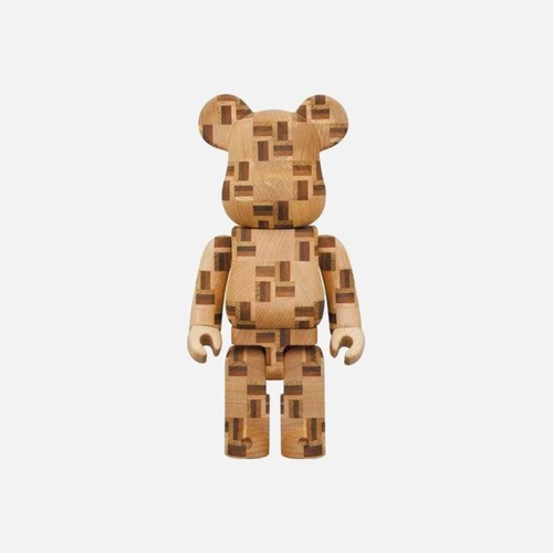 Bearbrick karimoku marquetry - bearbrick,
