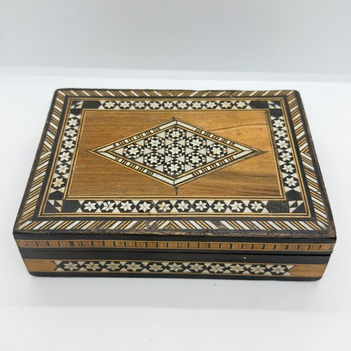 Vintage marquetry wooden - vintage,