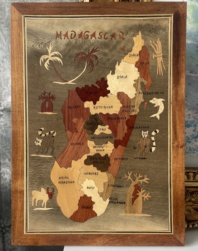 Quadro paesaggio mappa