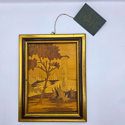 Arte parete intarsiata in - da,