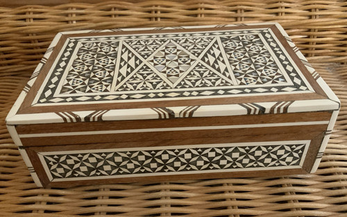 Vintage marquetry inlaid - marquetry,