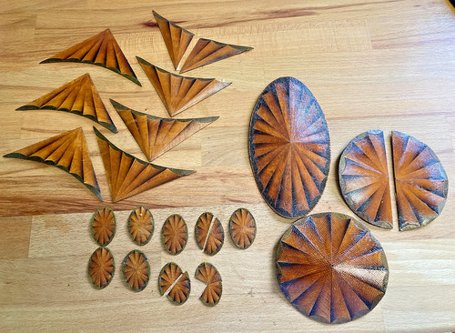 Impiallacciatura legno vintage